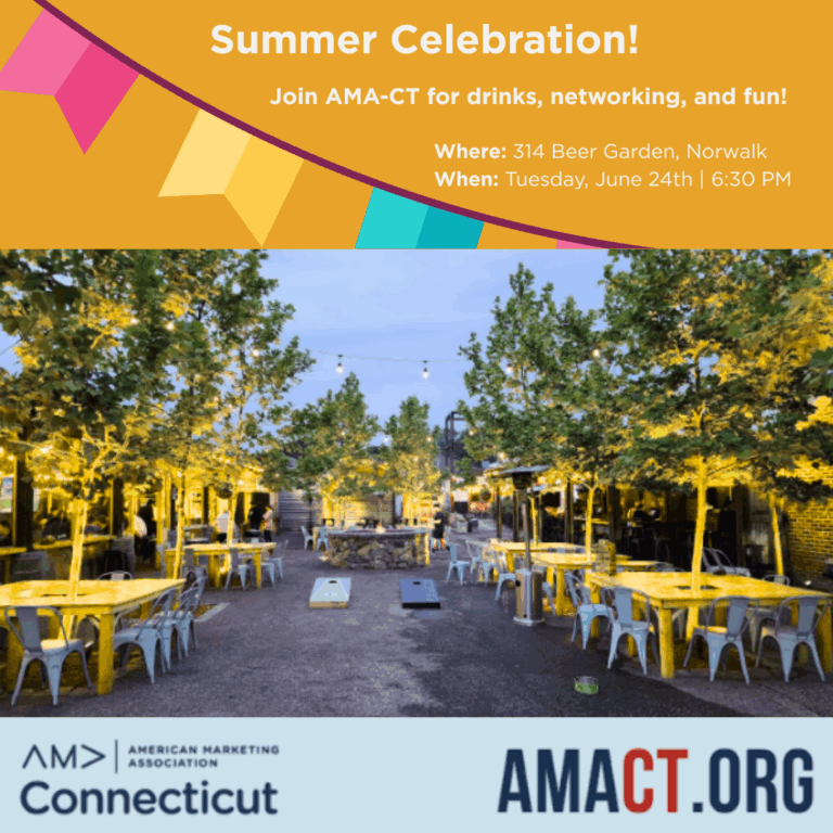 Network with AMA-CT as we kick off Summer